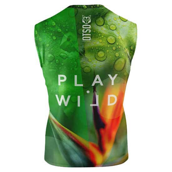 Otso Ærmeløs T-shirt Paradise Grøn XL Mand