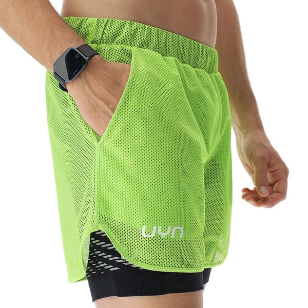 Uyn Shorts Padel Series 2 In 1 Grøn M Mand