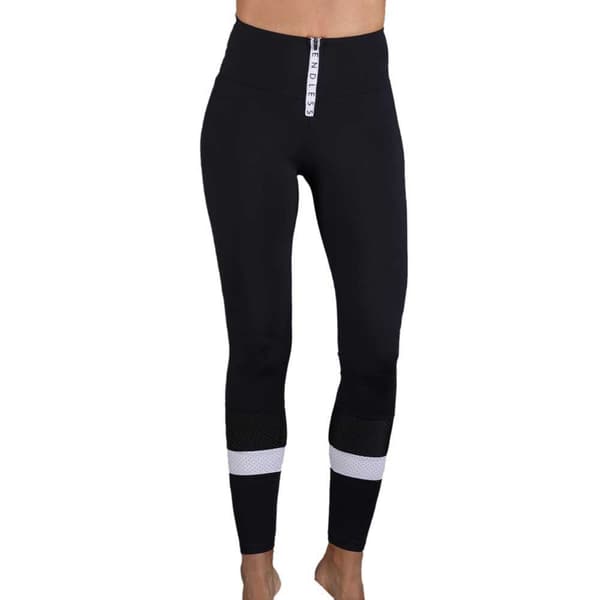 Endless Leggingsit Zip Musta M Nainen