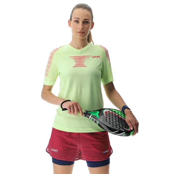 Uyn Kortärmad T-shirt Padel Series Smash Grönt S Kvinna