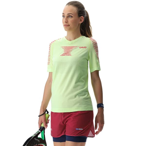 Uyn Kortärmad T-shirt Padel Series Smash Grönt S Kvinna