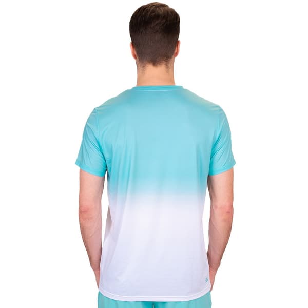 Bidi Badu Kortärmad T-shirt Crew Gradiant Vit,Blå M Man