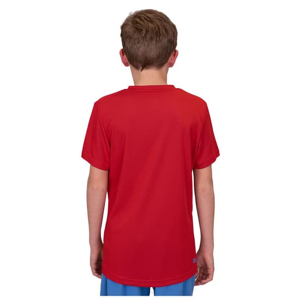 Bidi Badu Kortärmad T-shirt Crew Inside Out V-neck Röd 152 cm Pojke