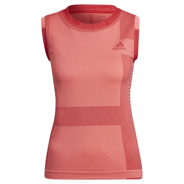 Adidas Ärmlös T-shirt Premium Röd XS Kvinna