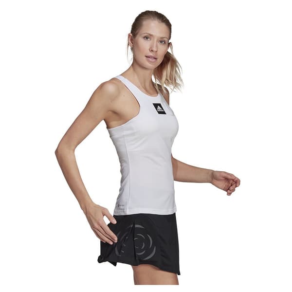 Adidas Ärmlös T-shirt Par T Y Vit M Kvinna