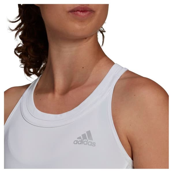 Adidas Ærmeløs T-shirt Club Hvid L Kvinde