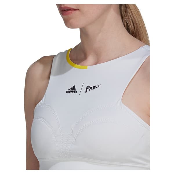 Adidas Ärmlös T-shirt London Crop Vit M Kvinna