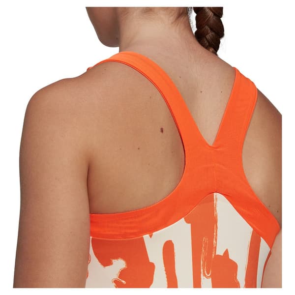 Adidas Ärmlös T-shirt Thebe Magugu New York Y-back Orange M Kvinna
