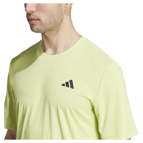 Adidas Kortärmad T-shirt Club 3 Stripes Gul XL Man