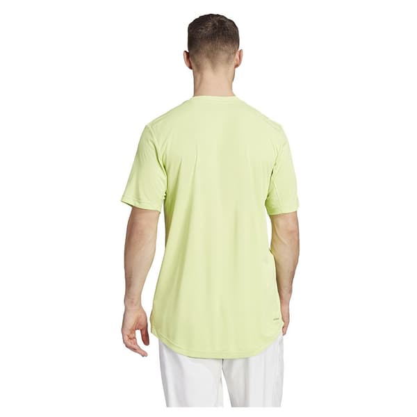 Adidas Kortärmad T-shirt Club 3 Stripes Gul XL Man