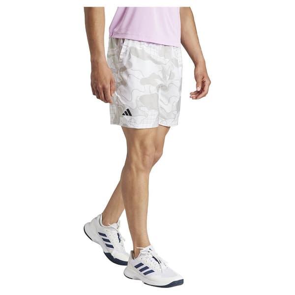 Adidas Shortsit Club Graphic Valkoinen,Harmaa XL Mies