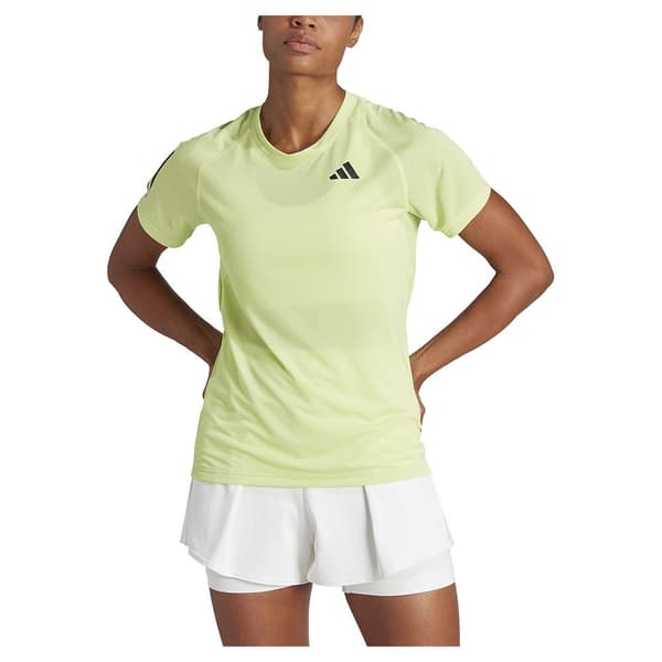 Adidas Kortärmad T-shirt Club Grönt S Kvinna