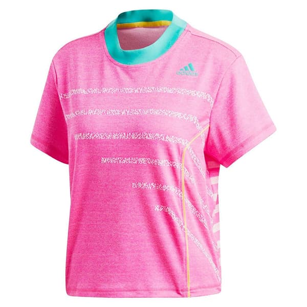 Adidas Lyhythihainen T-paita Seasonal Pinkki M Nainen
