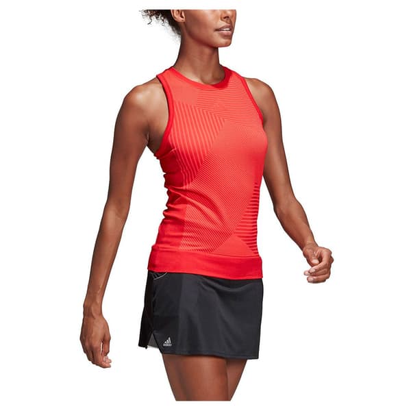 Adidas Ärmlös T-shirt Match Code Röd L Kvinna