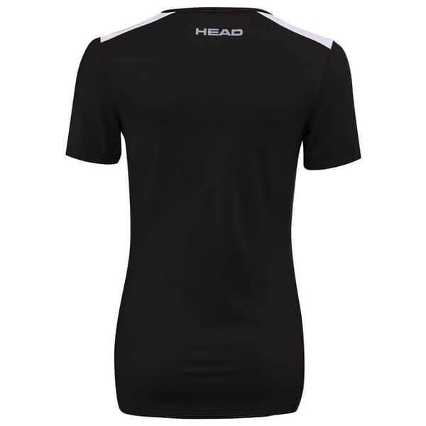 Head Racket Kortærmet T-shirt Club 22 Sort M Kvinde