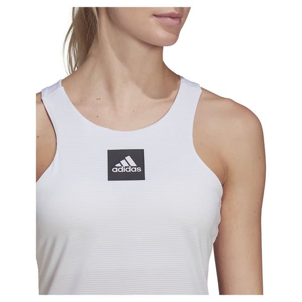 Adidas Ärmlös T-shirt Par T Y Vit XS Kvinna