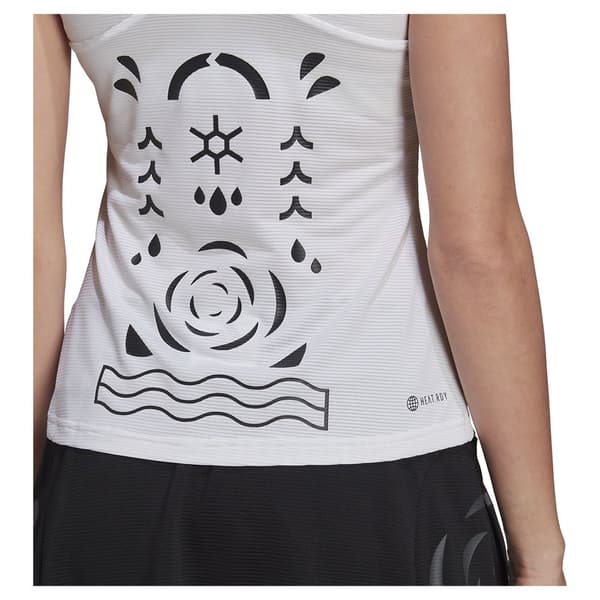 Adidas Ärmlös T-shirt Par T Y Vit XS Kvinna