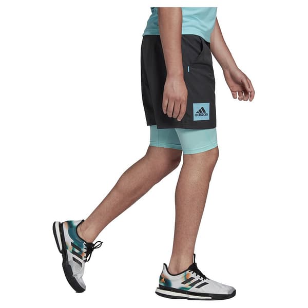 Adidas Shorts Paris 2 In 1 7´´ Grå S Man