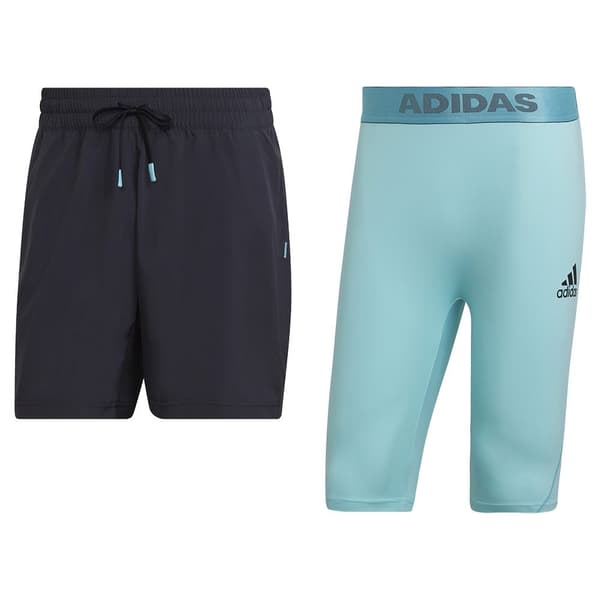 Adidas Shorts Paris 2 In 1 7´´ Grå S Man