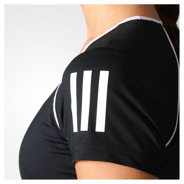 Adidas Kort Ärm T-shirt Club Svart XS Kvinna