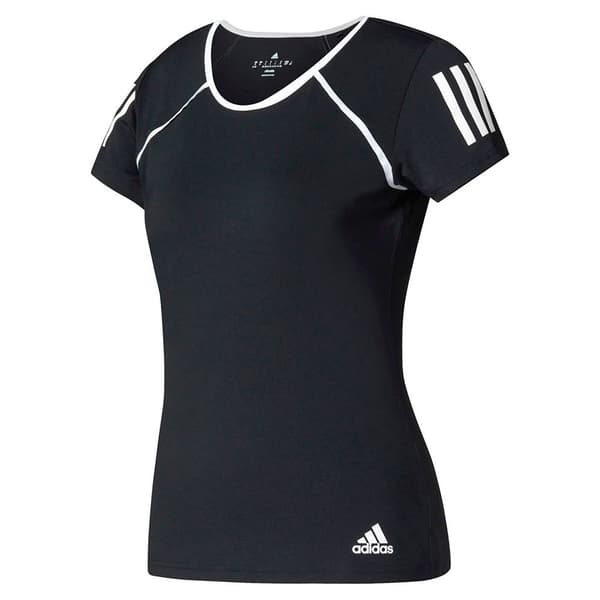 Adidas Kort Ärm T-shirt Club Svart XS Kvinna