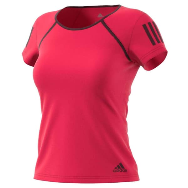 Adidas Lyhythihainen T-paita Club Pinkki 2XS Nainen
