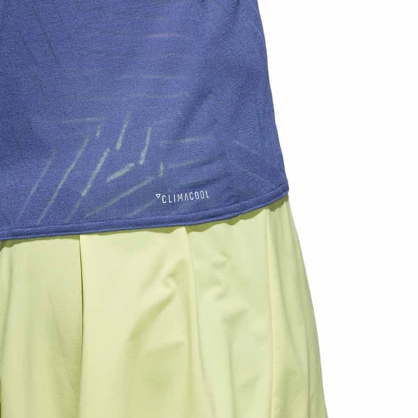 Adidas Ärmlös T-shirt Melbourne Burnout Blå L Kvinna