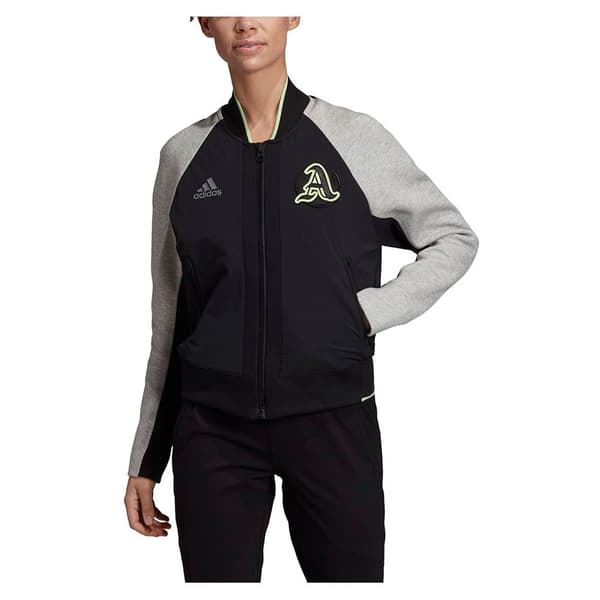 Adidas Jakke New York Varcity Sort L Kvinde