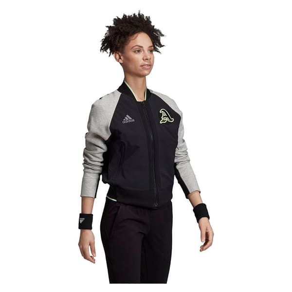 Adidas Jakke New York Varcity Sort L Kvinde