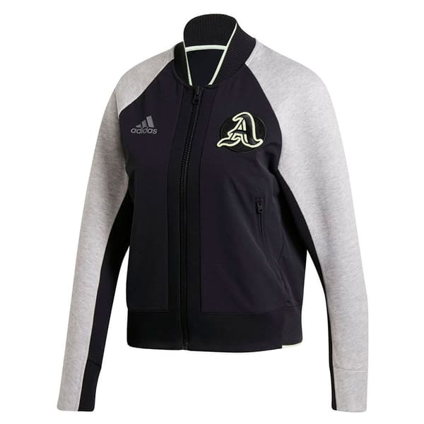 Adidas Jakke New York Varcity Sort L Kvinde