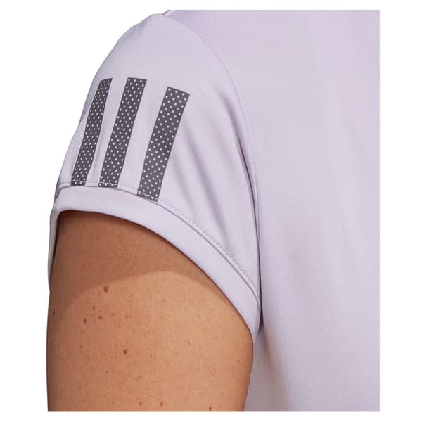 Adidas Lyhythihainen T-paita Club 3 Stripes Valkoinen S Nainen
