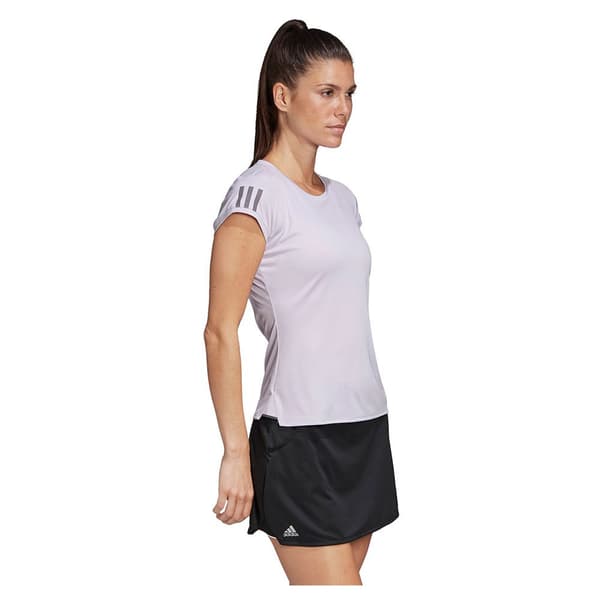 Adidas Lyhythihainen T-paita Club 3 Stripes Valkoinen S Nainen