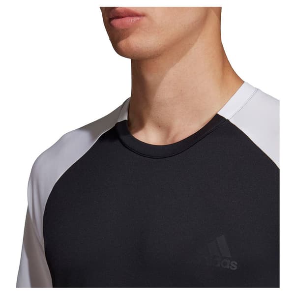 Adidas Kortærmet T-shirt Club Colourblock Sort XS Mand