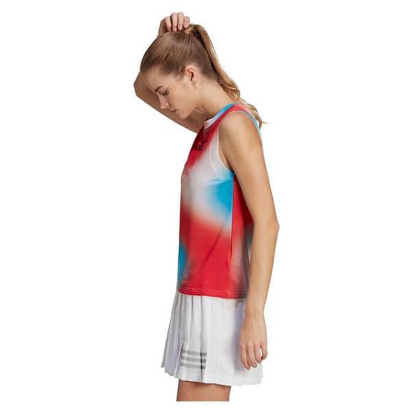 Adidas Ärmlös T-shirt Melbourne Match Flerfärgad XS Kvinna