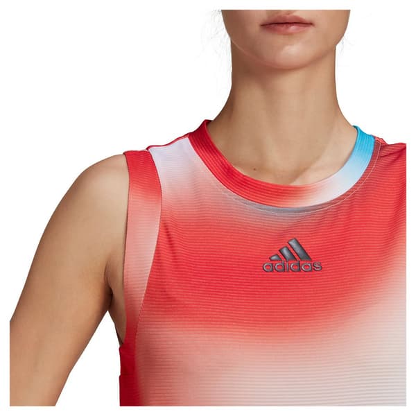 Adidas Ärmlös T-shirt Melbourne Match Flerfärgad XS Kvinna