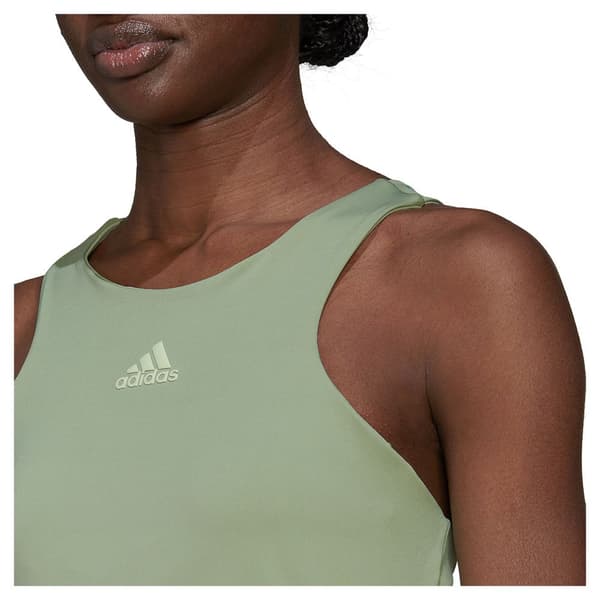 Adidas Ærmeløs T-shirt Grøn L Kvinde