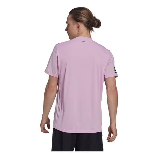 Adidas Lyhythihainen T-paita Club 3 Stripes Violetti L Mies