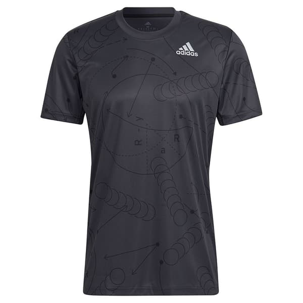 Adidas Kortærmet T-shirt Club Graphic Grå L Mand