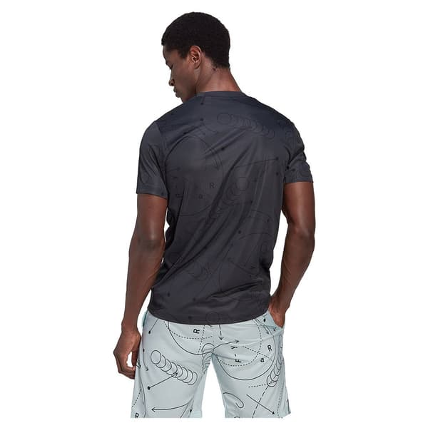 Adidas Kortærmet T-shirt Club Graphic Grå L Mand