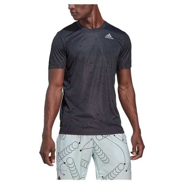 Adidas Kortærmet T-shirt Club Graphic Grå L Mand