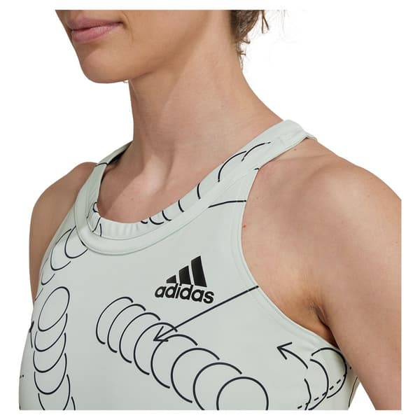 Adidas Hihaton T-paita Club Graphic Vihreä S Nainen