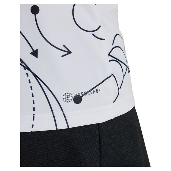 Adidas Hihaton T-paita Club Graphic Valkoinen M Nainen