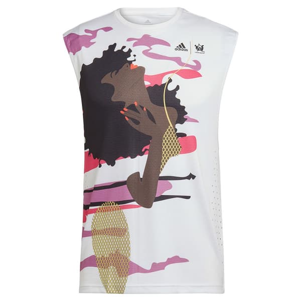 Adidas Ärmlös T-shirt New York Rosa 2XS / Regular Man