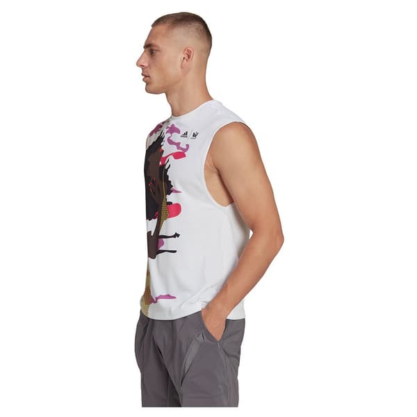 Adidas Ärmlös T-shirt New York Rosa 2XS / Regular Man
