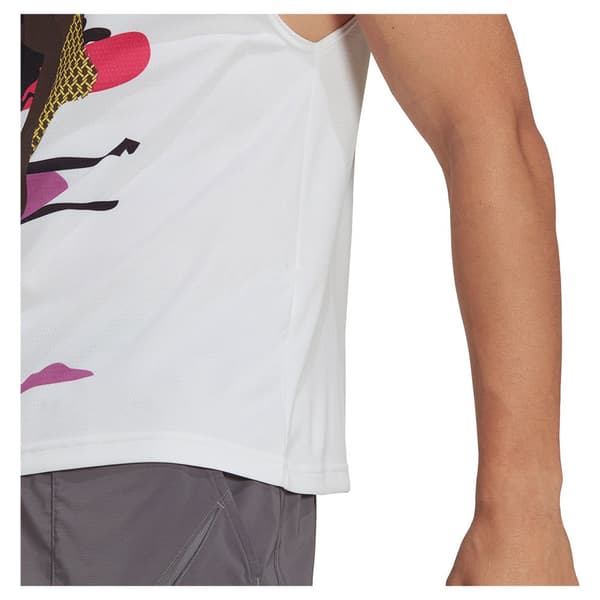 Adidas Ärmlös T-shirt New York Rosa 2XS / Regular Man