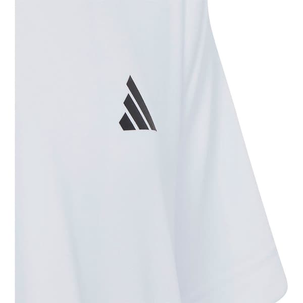Adidas Kortærmet T-shirt Clu3 Stripes Hvid 15-16 Years Dreng