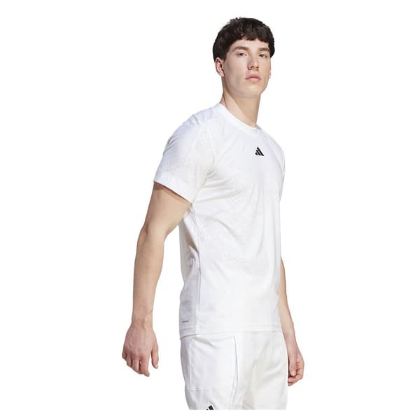 Adidas Kortärmad T-shirt Aeroready Freelift Pro Vit XL Man