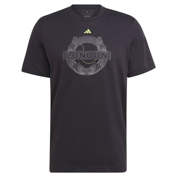 Adidas Kortärmad T-shirt Aeroready Graphic Svart M Man
