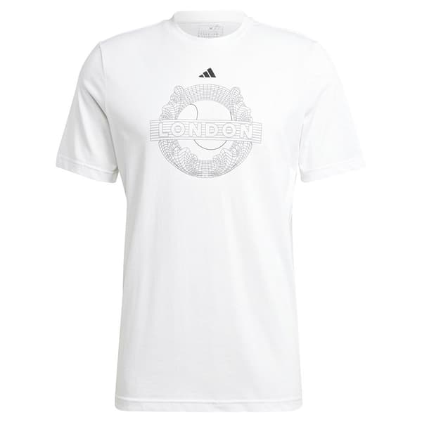 Adidas Kortærmet T-shirt Aeroready Graphic Hvid XL Mand