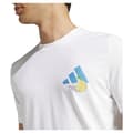 Pikkukuva 5 / 6: Adidas Lyhythihainen T-paita Chc G T Valkoinen 2XL Mies